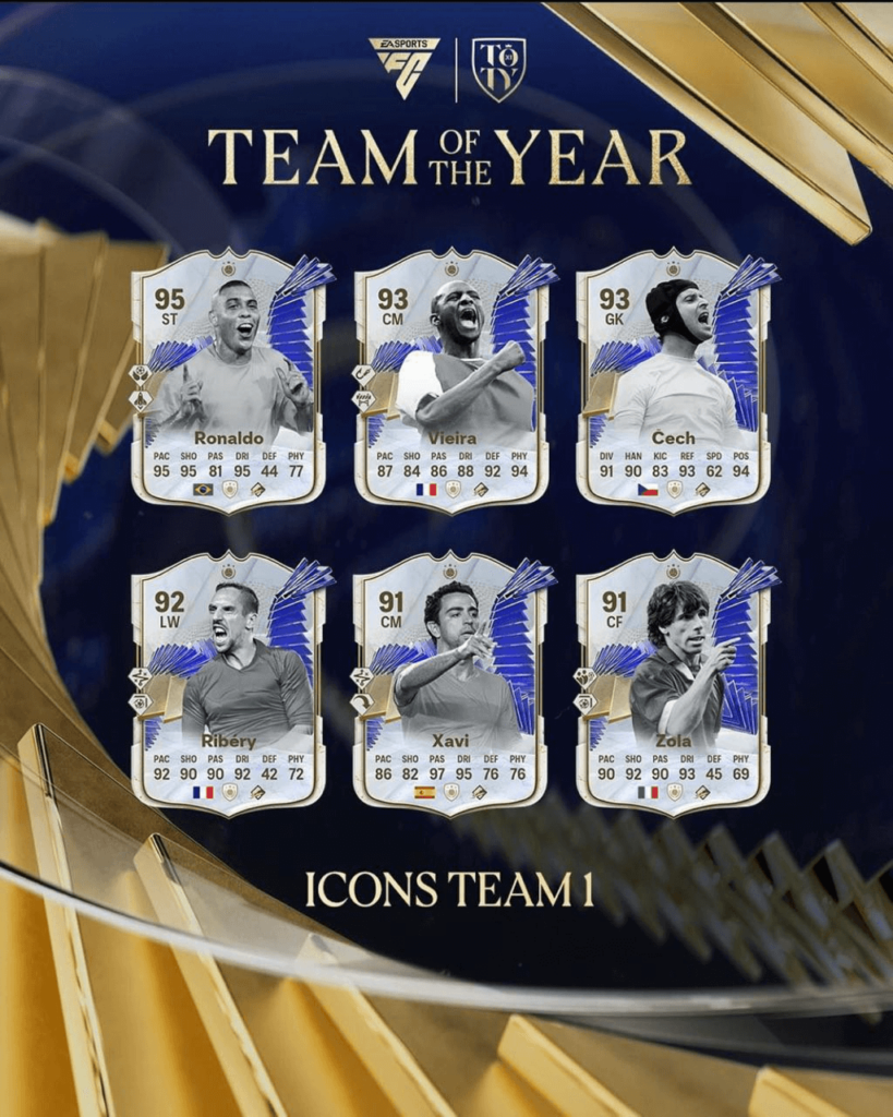 FC 24: TOTY Icon team 1