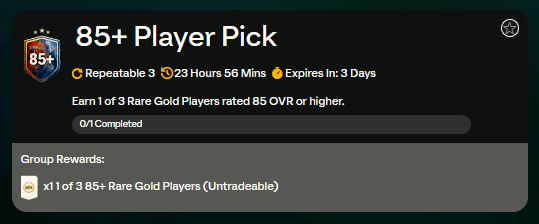 FC 24 UT Versus: player picks 85+ SBC