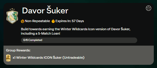FC 24: requisiti SCR Davor Suker Icona Jolly Invernale