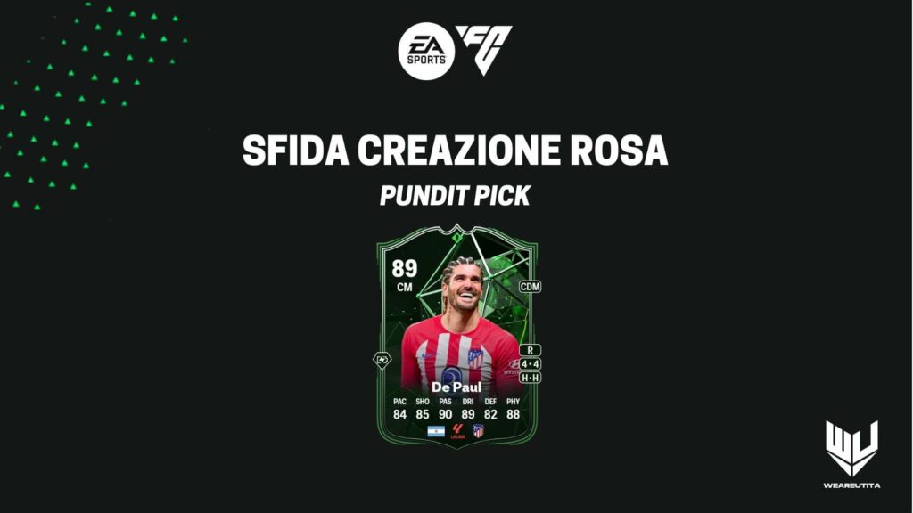 FC 24: Rodrigo De Paul Pundit Pick SBC