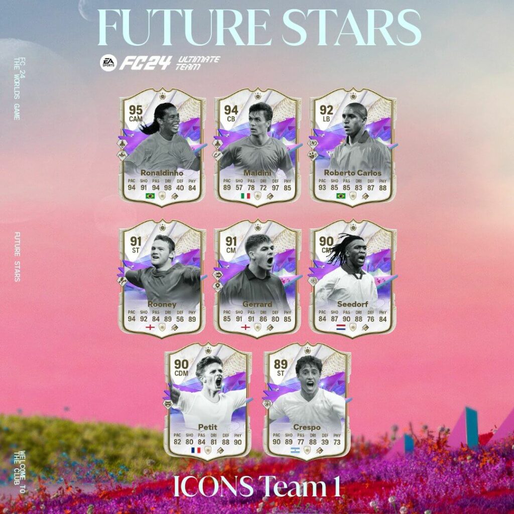 FC 24: Icons Future Stars team 1