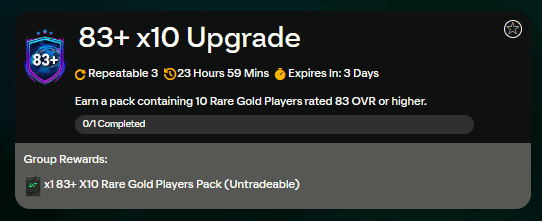 FC 24 RTTF: aggiornamento 83+ x10