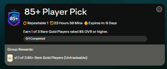 FC 24 RTTF: player picks 85+ SCR