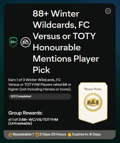 FC 24 Ultimate Birthday: SBC Party Bag 88+