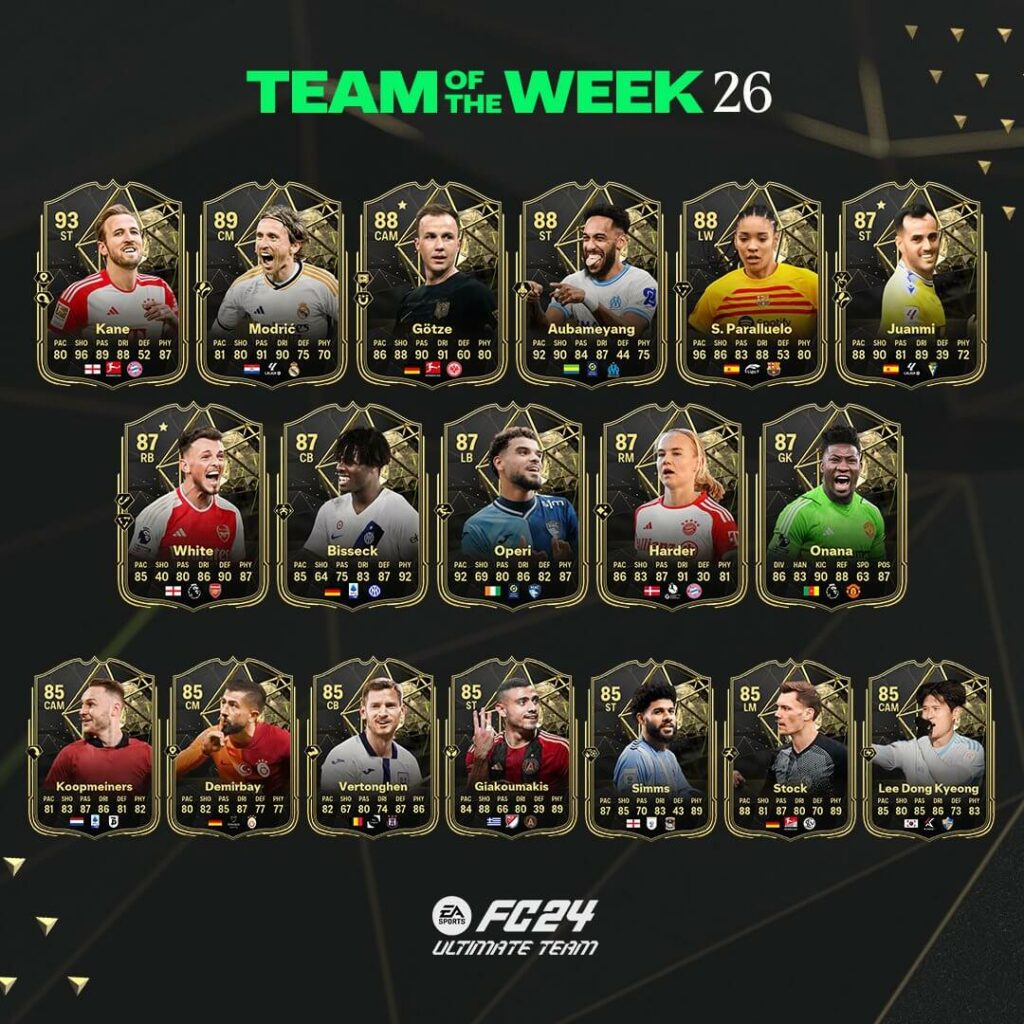 FC 24: Team of the Week 26