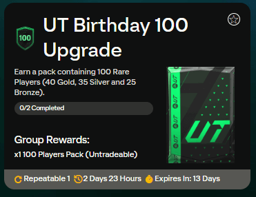 FC 24: Ultimate Birthday 100 upgrade SBC