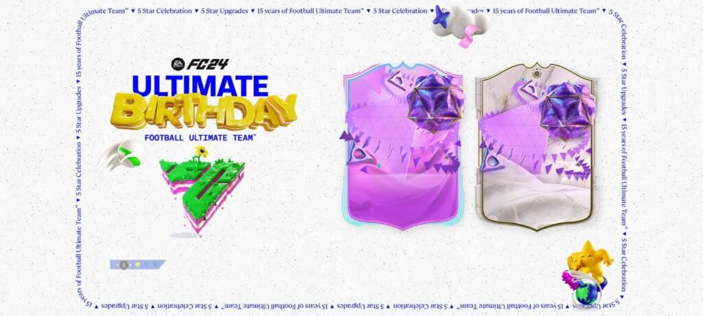 FC 24: schermata Ultimate Birthday Football Ultimate Team