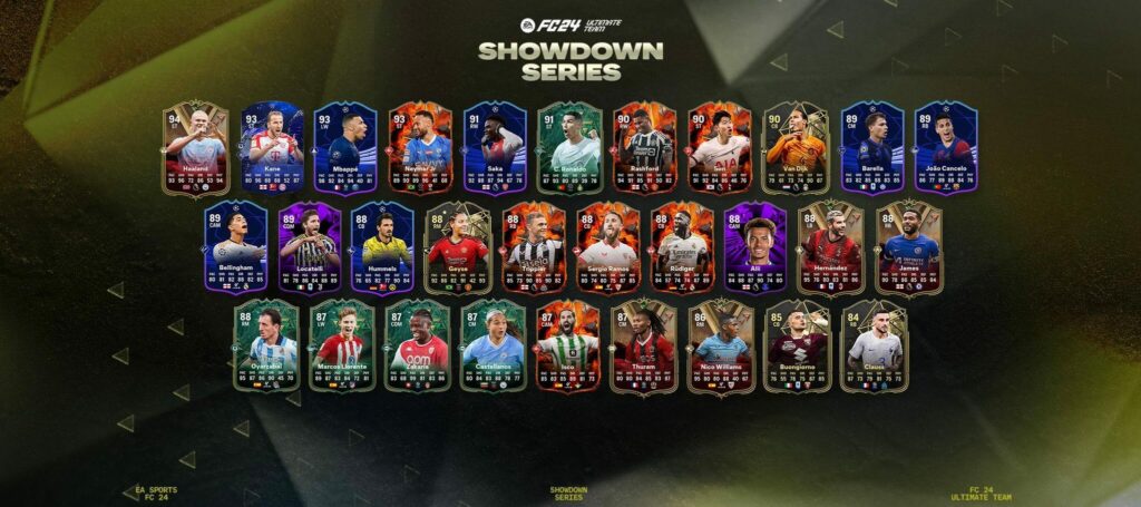 FC 24 Showdown Series: rerelease promo cards