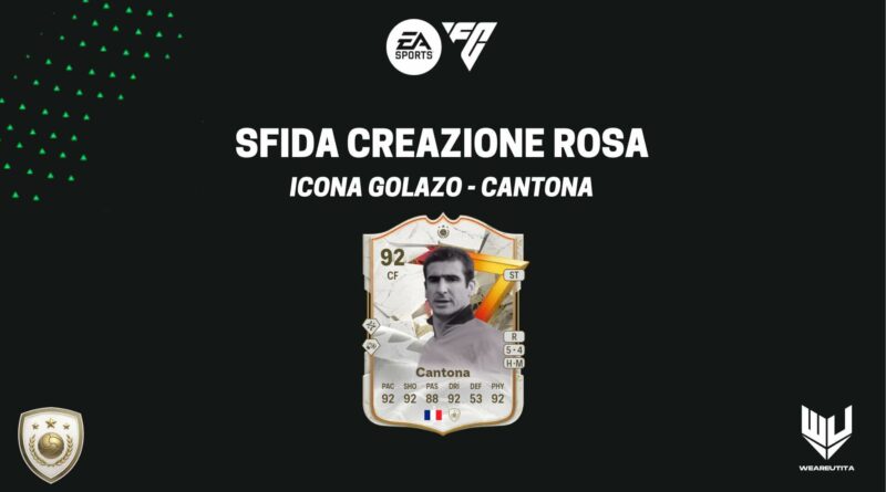 FC 24: Eric Cantona Golazo Icon SBC