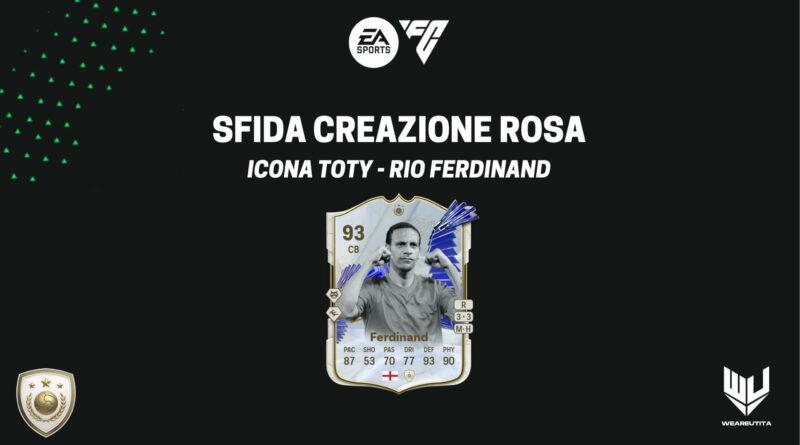 FC 24: Rio Ferdinand Icona TOTY SBC