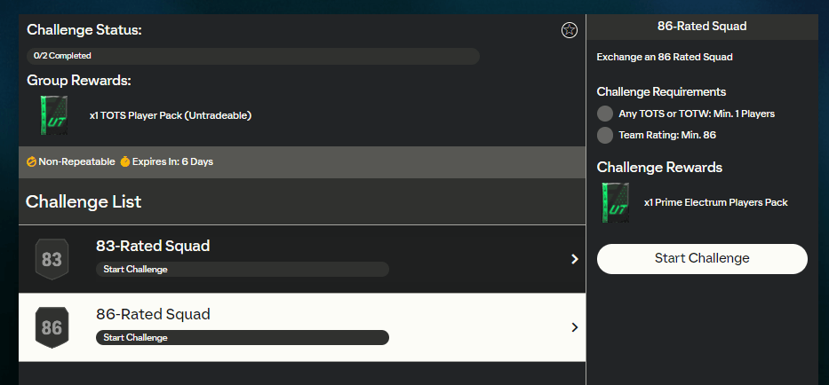 FC 24: requisiti SCR aggiornamento TOTS settimanale
