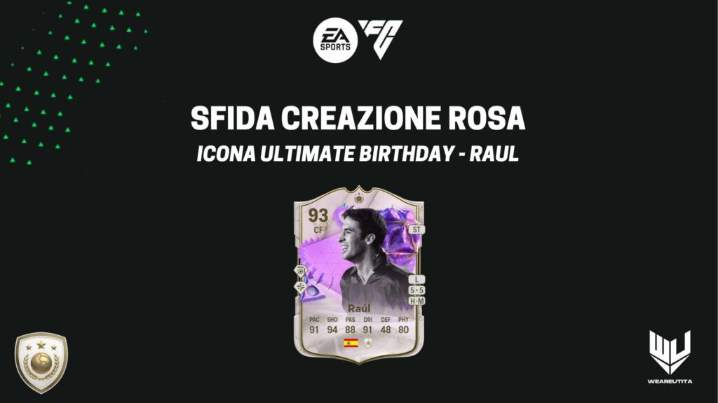 FC 24: Raul Ultimate Birthday Icon SBC