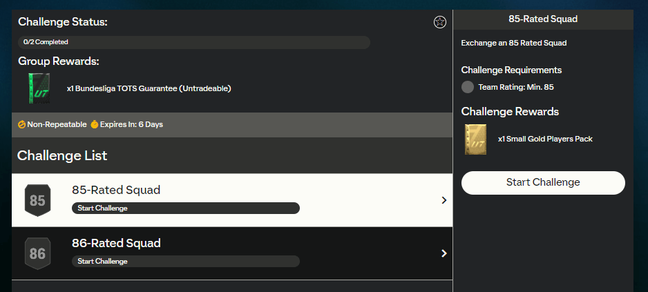 FC 24: requisiti SCR Bundesliga TOTS garantito