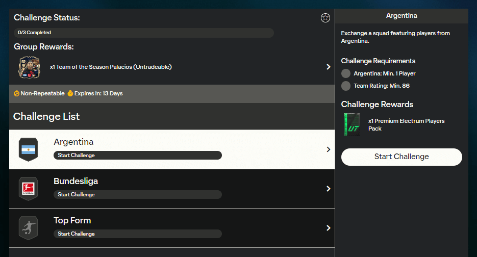 FC 24: requisiti SCR Palacios TOTS