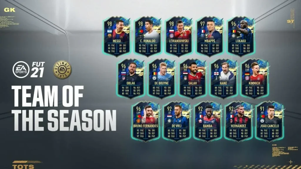 FIFA 21 TOTS: Ultimate Team of the Season