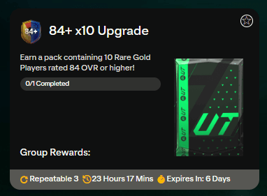 FC 24: 84x10 upgrade