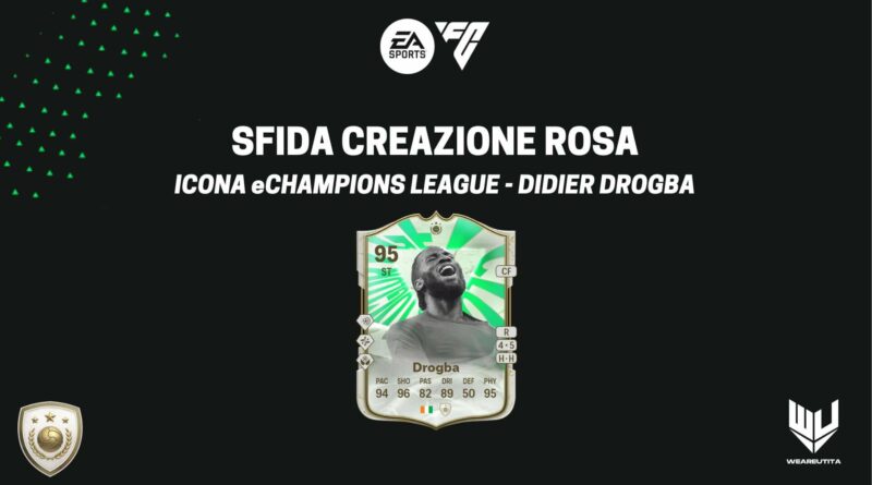 FC 24: Didier Drogba eUCL Icon SBC