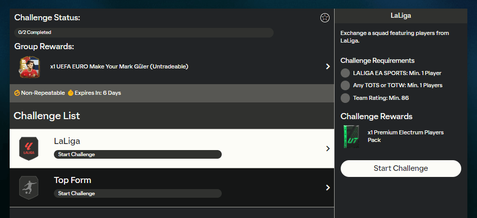 FC 24: requisiti SCRGuler Make your Mark