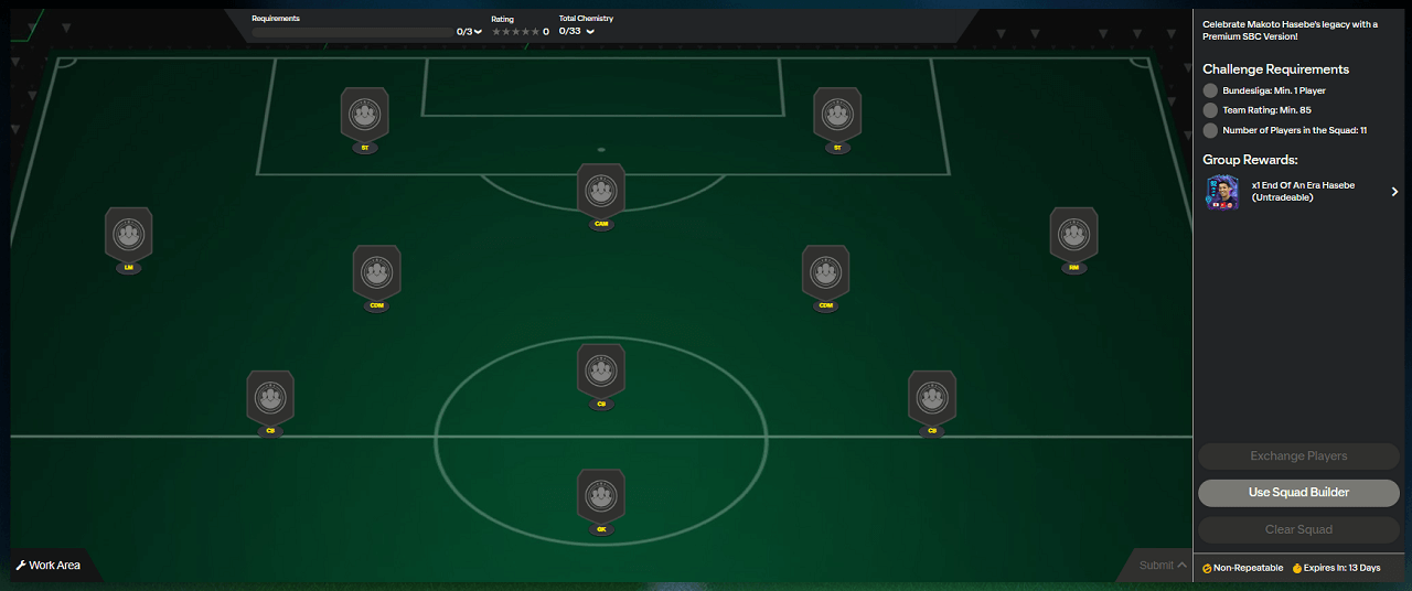 FC 24: requisiti SCR Hasebe flashback