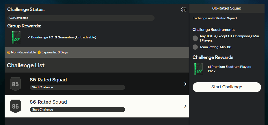 FC 24: requisiti SCR TOTS Bundesliga garantito