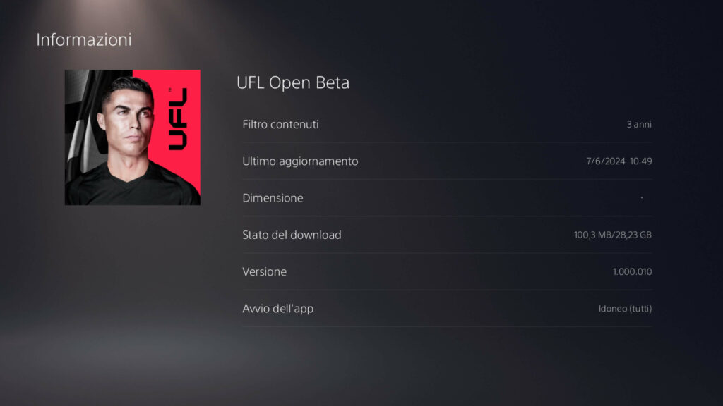 UFL Open BETA su PlayStation 5