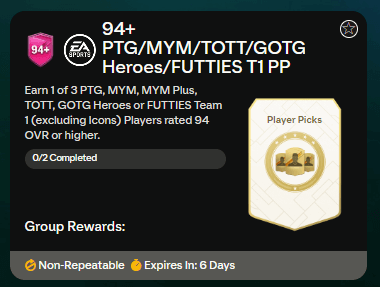 FC 24: 94+ PTG/MYM/TOTT/GOTG Heroes/Futties player pick