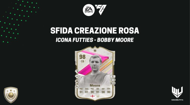 FC 24: Bobby Moore Icona Futties SBC