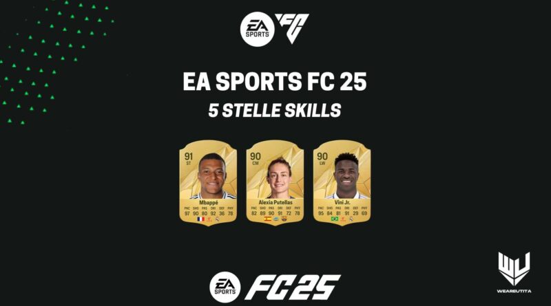 10 migliori giocatori con 5 stelle skills in FC 25