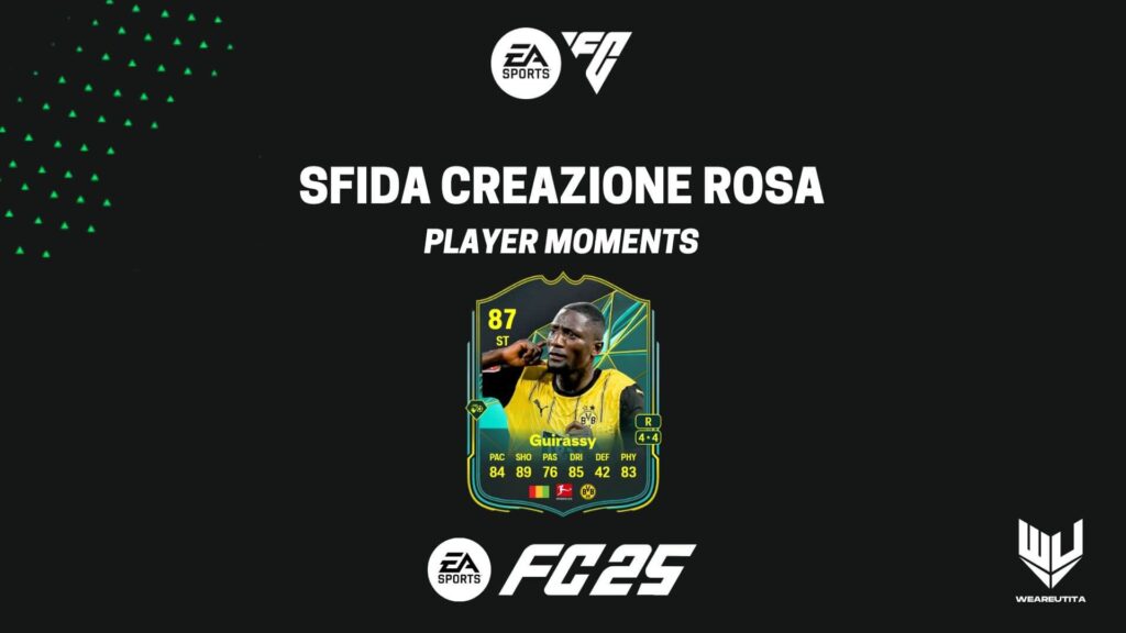 FC 25: Guirassy Player Moments SBC