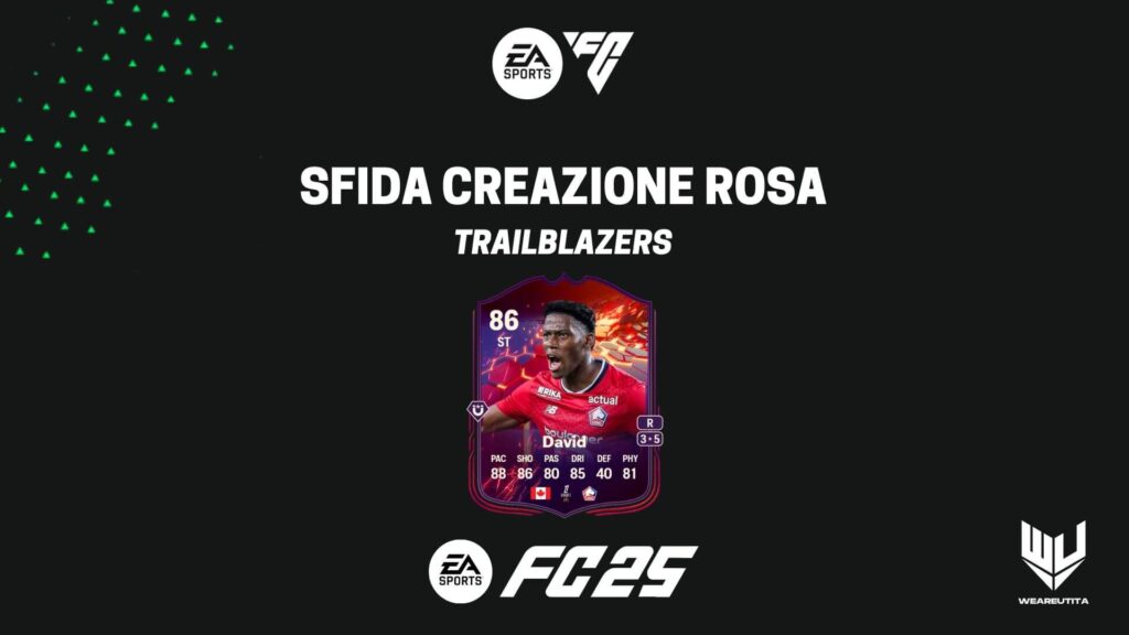 FC 25: Jonathan David Trailblazers SBC