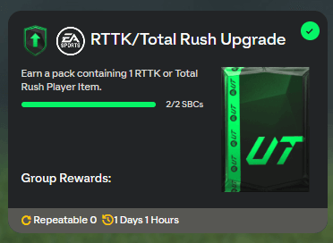 FC 25: RTTK/Total Rush upgrade SBC