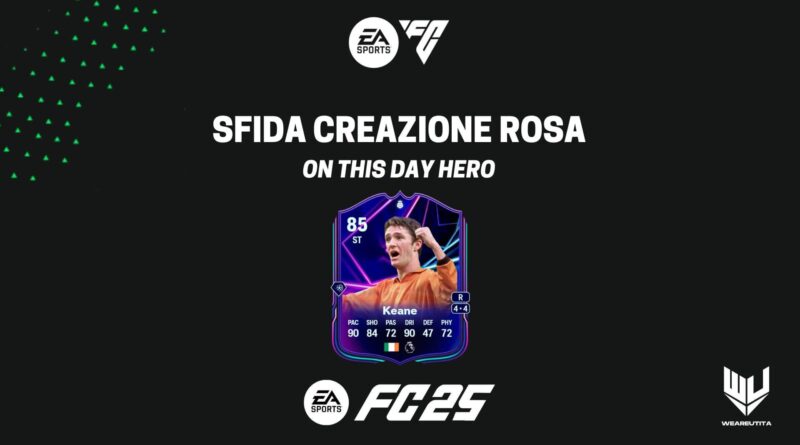 FC 25: Robbie Keane On This Day hero SBC