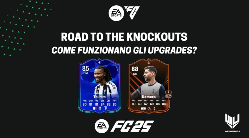 Come funzionano gli upgrades delle carte RTTK in FC 25?