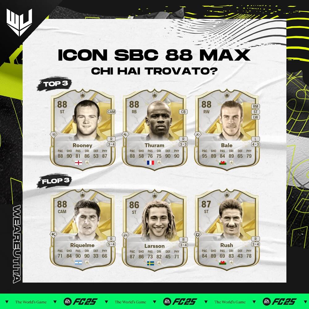 FC 25: top e flop Icon max 88 pull