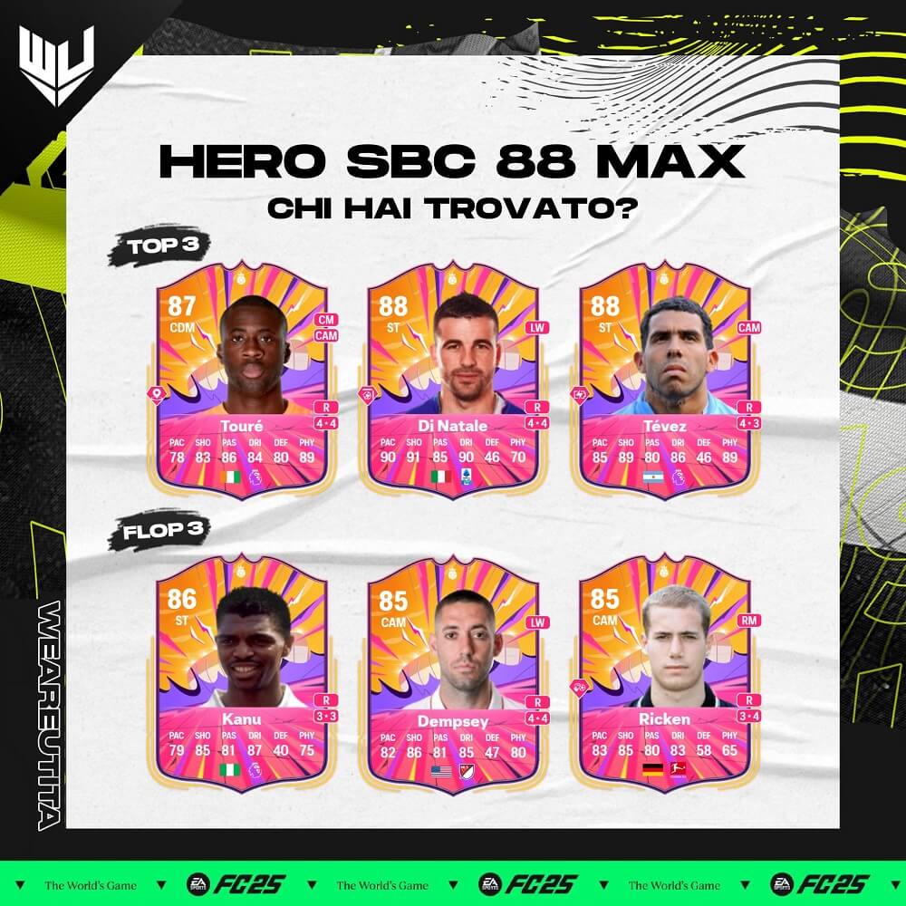 FC 25: Hero max 88 top e flop pull