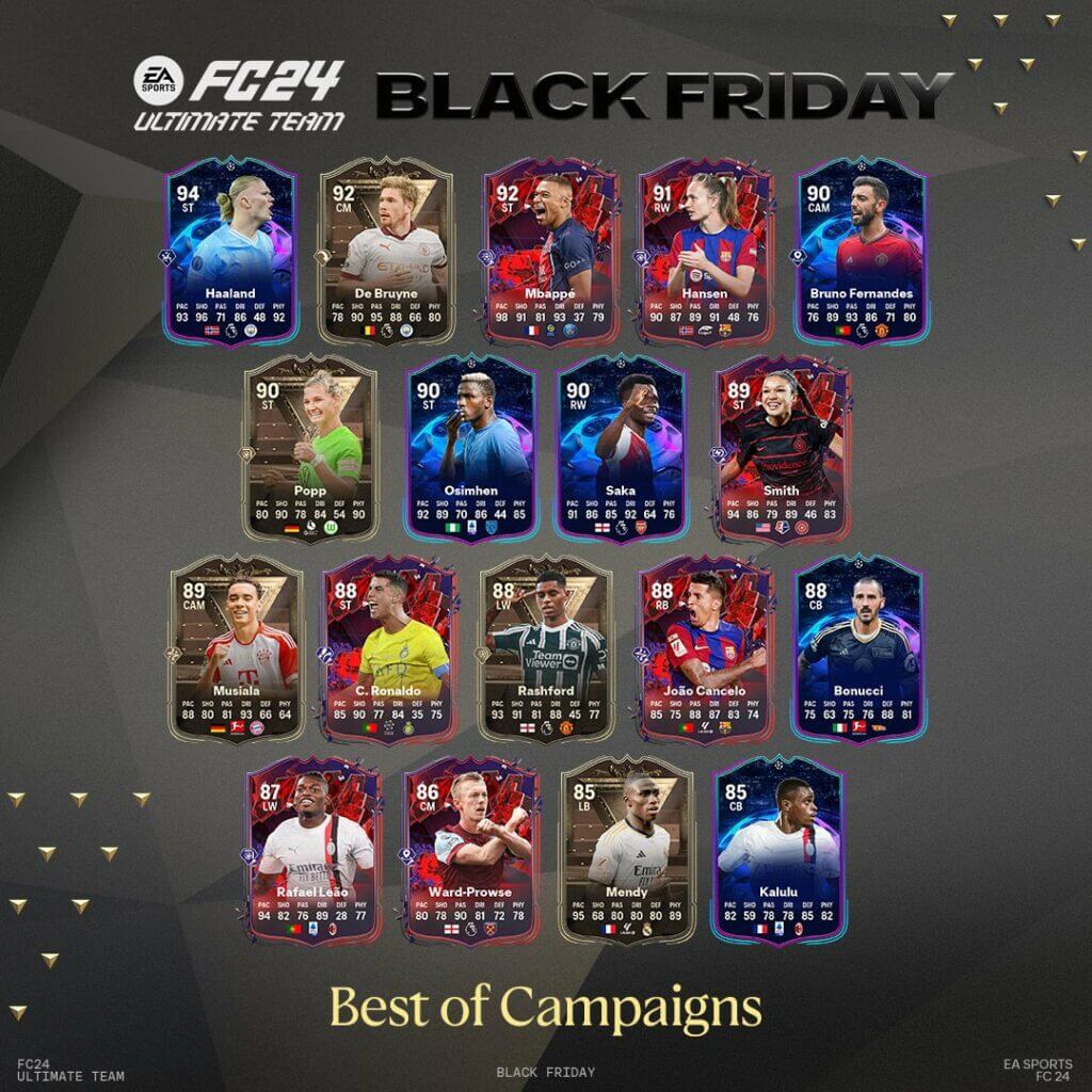 FC 24: campagna il meglio di durante il Black Friday