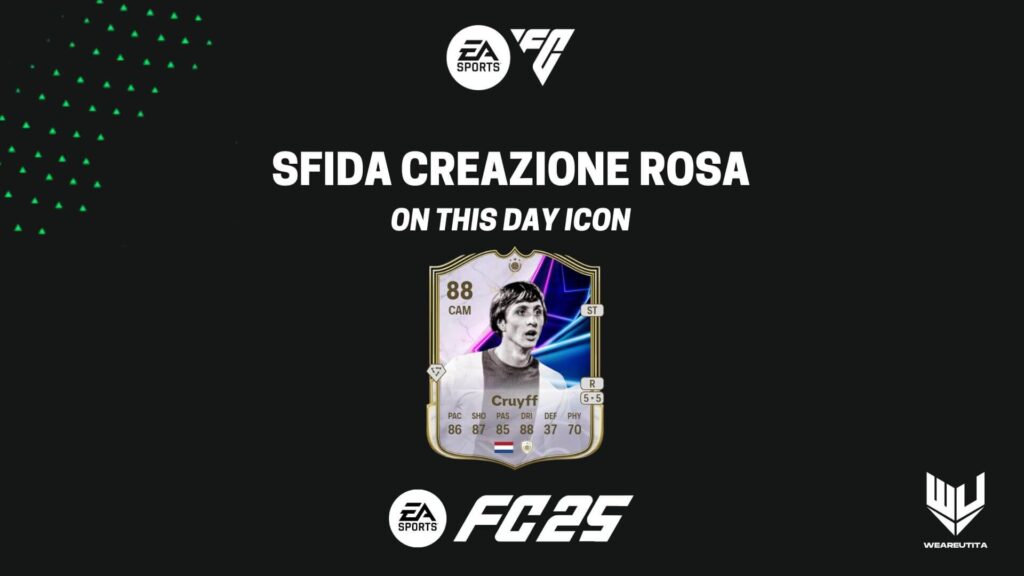 FC 25: Johan Cruyff On this Day Icon SBC