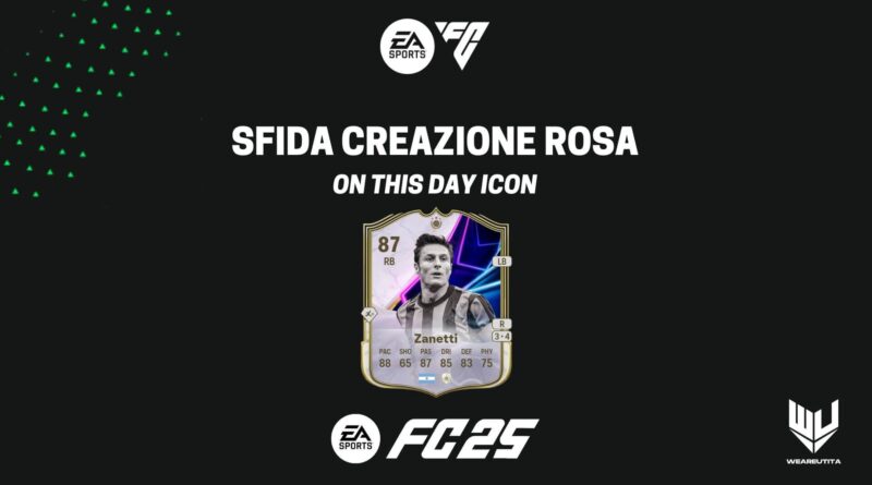 FC 25: Javier Zanetti On this Day Icon SBC