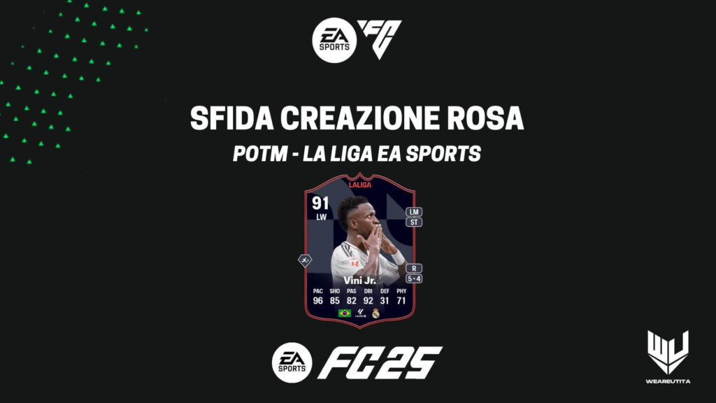 FC 25: Vinicius Jr 91 POTM SBC