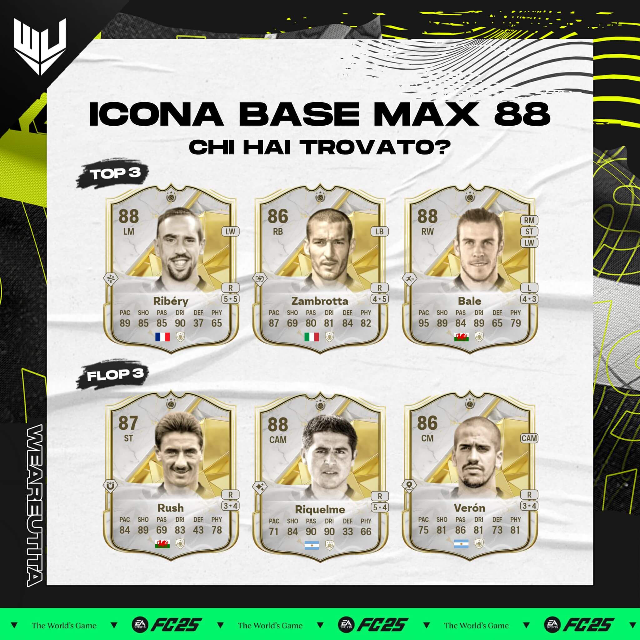 FC 25: top e flop pull SBC Icon Base 88 max