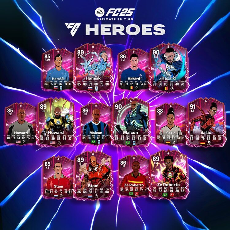 FC 25: Prime Heroes upgrade team 1