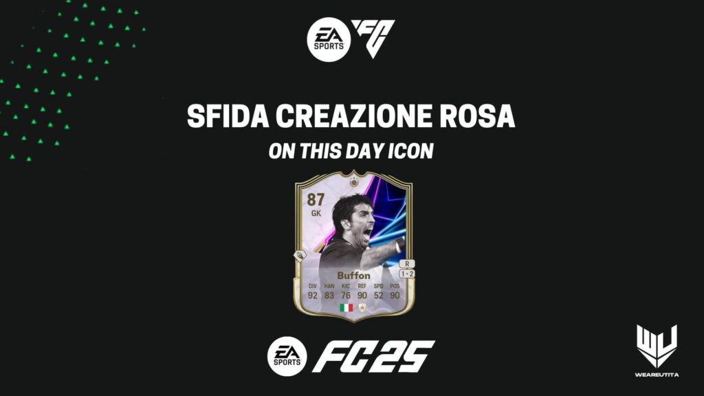 FC 25: Buffon On this Day Icon SBC