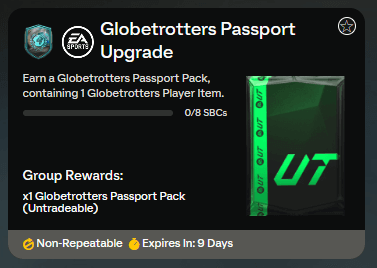 FC 25: Globetrotters passport Upgrade SBC