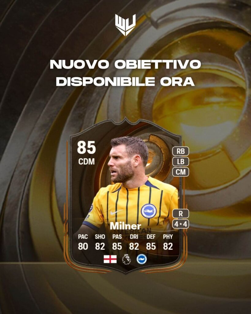 FC 25: Milner Ultimate Succession obiettivo giocatore