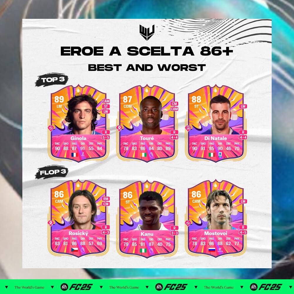 FC 25: pull SCR Eroe Base a scelta 86+