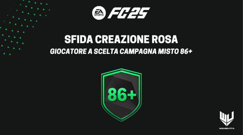 FC 25 Jolly Invernali : scelta campagna misto 86+