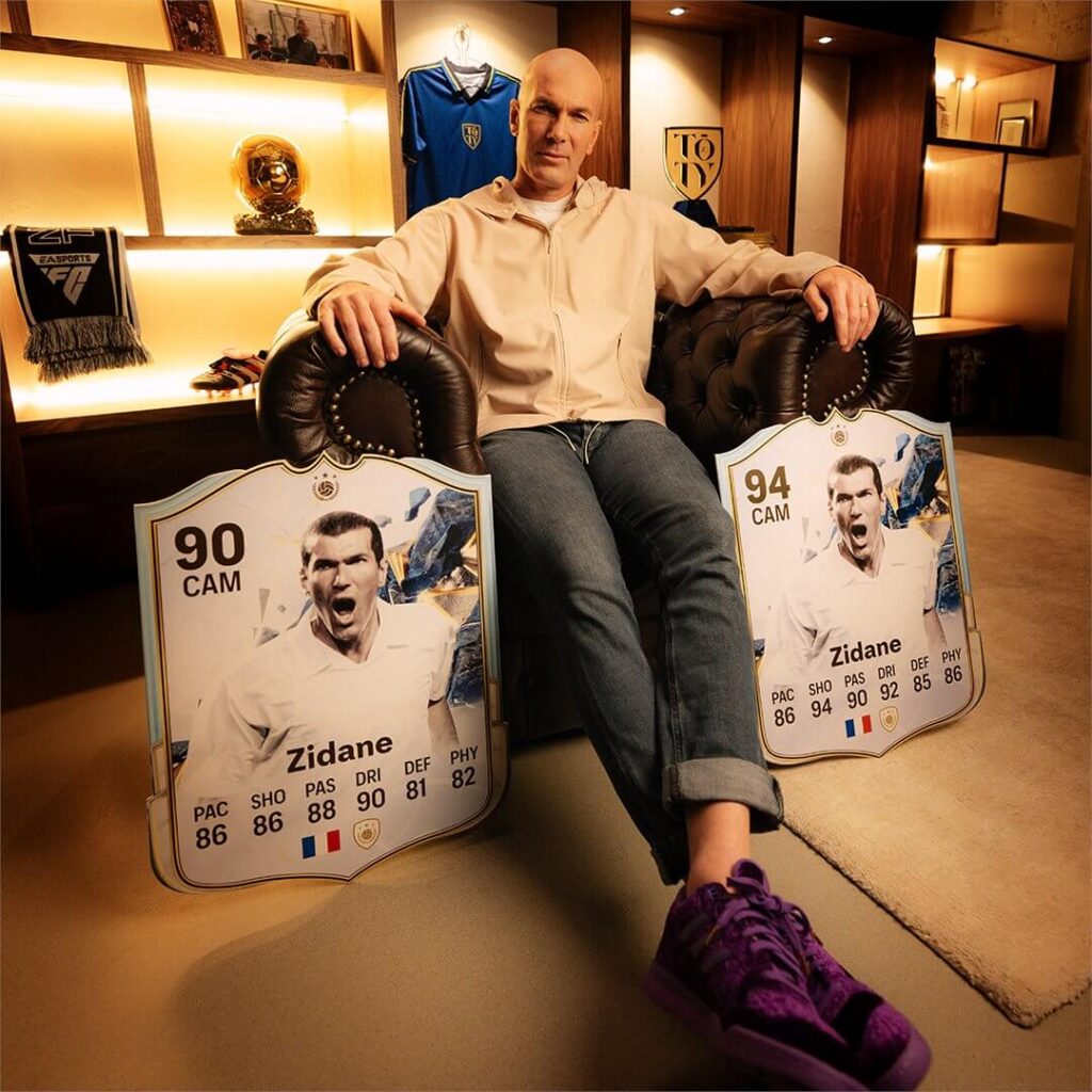 FC 25: Zinedine Zidane TOTY cards