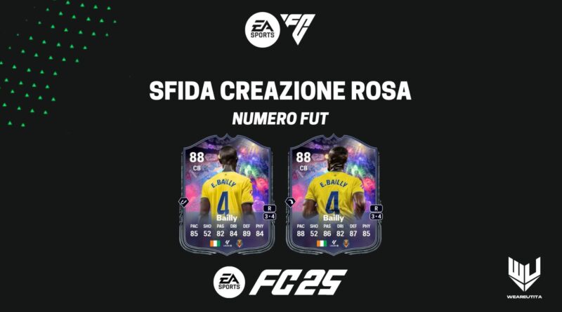 FC 25: Eric Bailly Numero FUT SBC