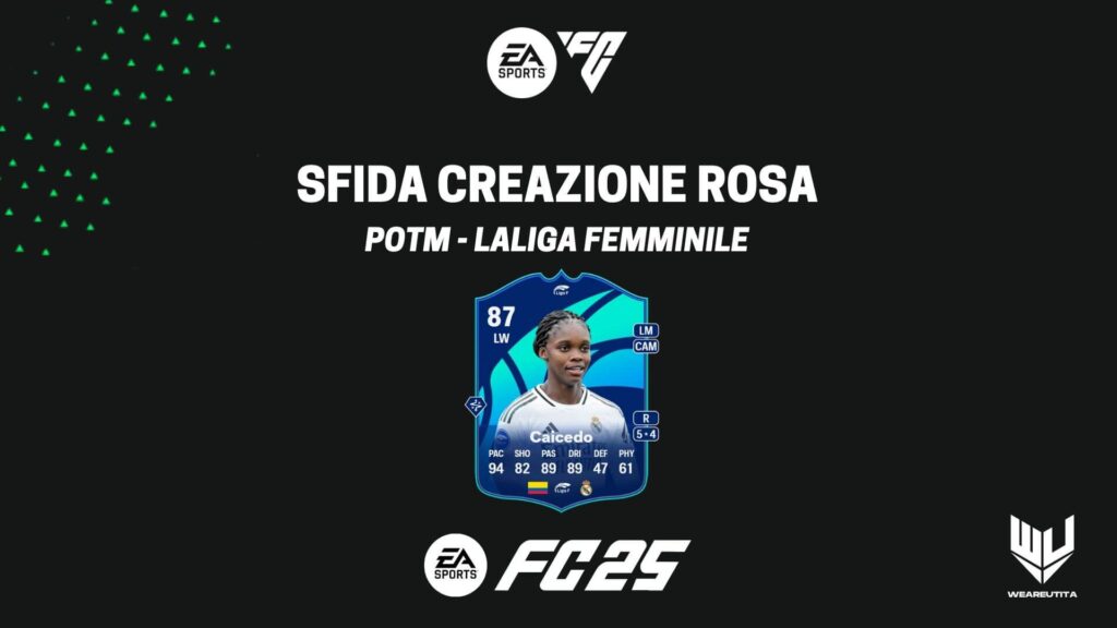 FC 25: Lida Caicedo POTM Liga F SBC