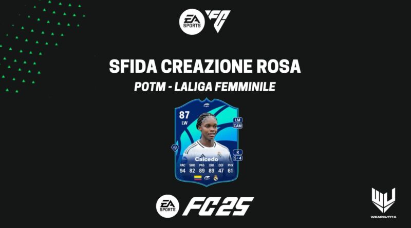 FC 25: Lida Caicedo POTM Liga F SBC